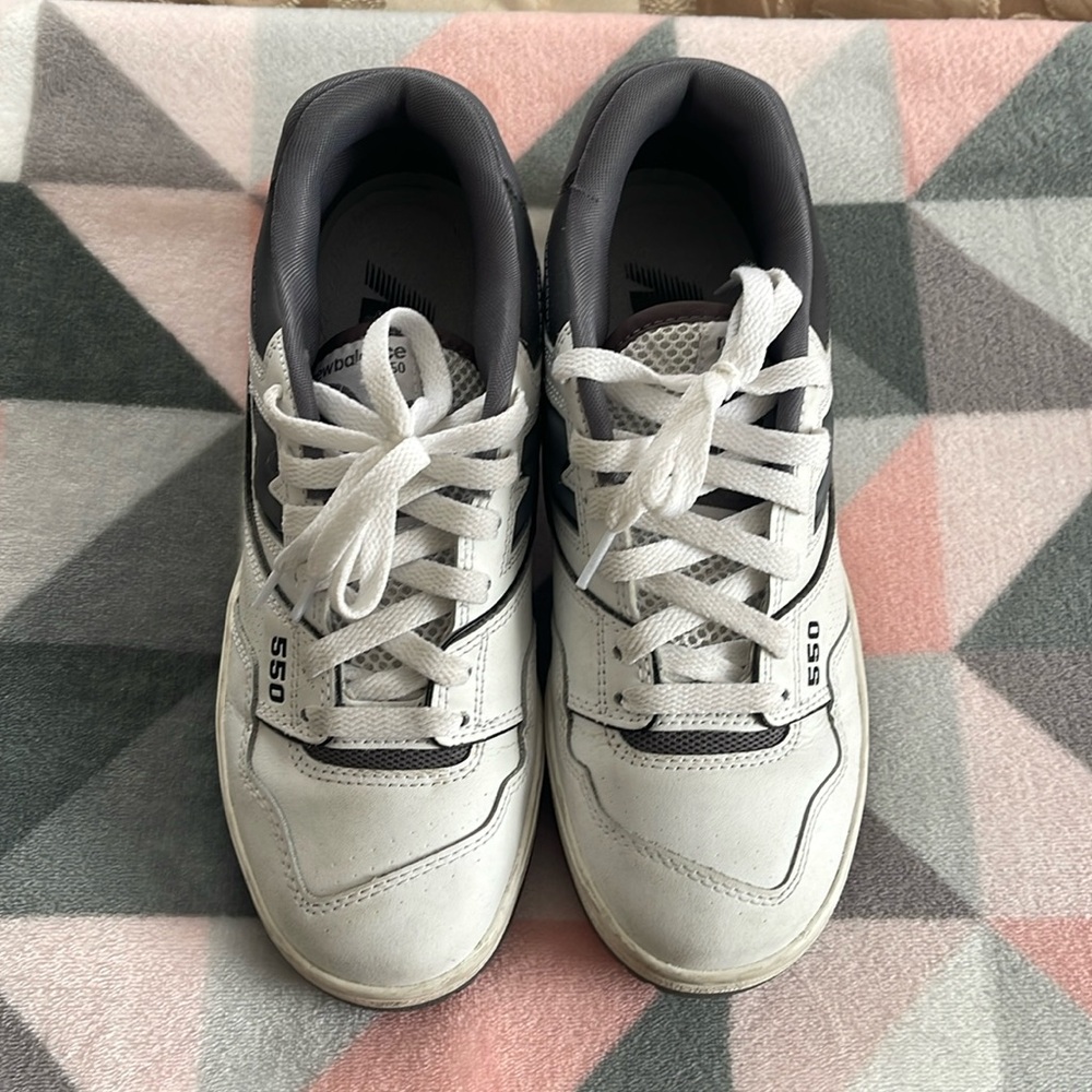 Grey and White New Balances